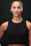 Ladies´ Cropped Tank Black