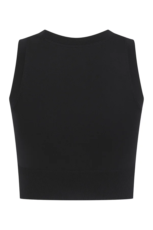 Ladies´ Cropped Tank Black