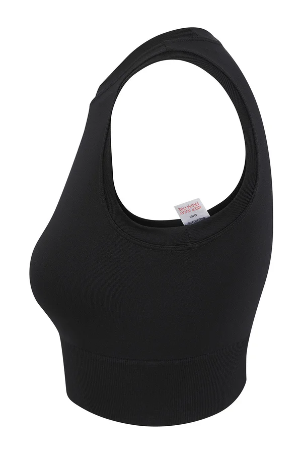Ladies´ Cropped Tank Black