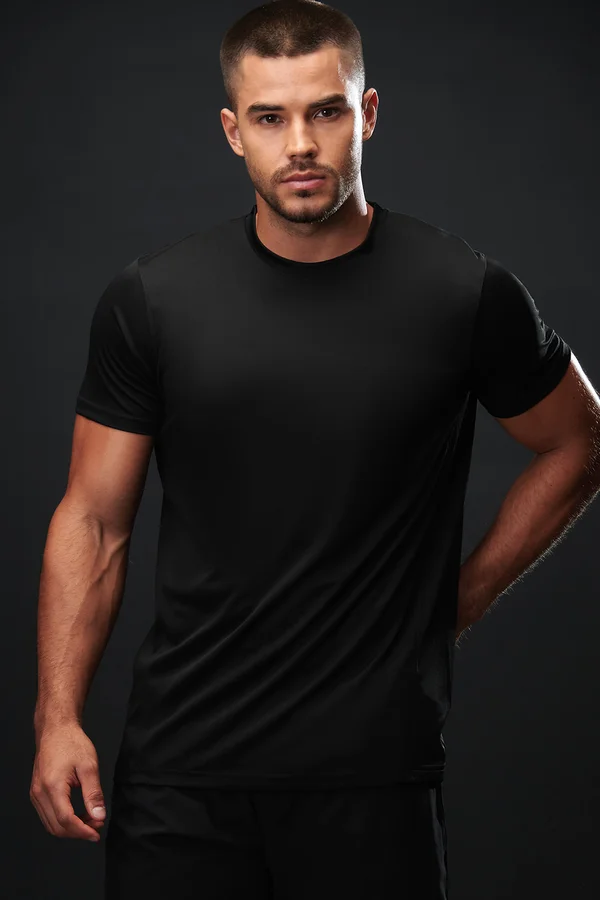 Recycled Performance T Black