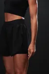 Ladies´ Double Layer Sport Shorts Black / Black