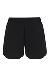 Ladies´ Double Layer Sport Shorts Black / Black