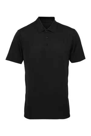 Men´s Panelled Polo Black