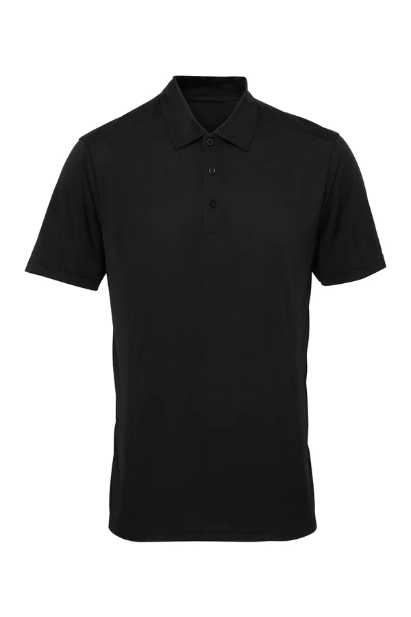 Men´s Panelled Polo Black