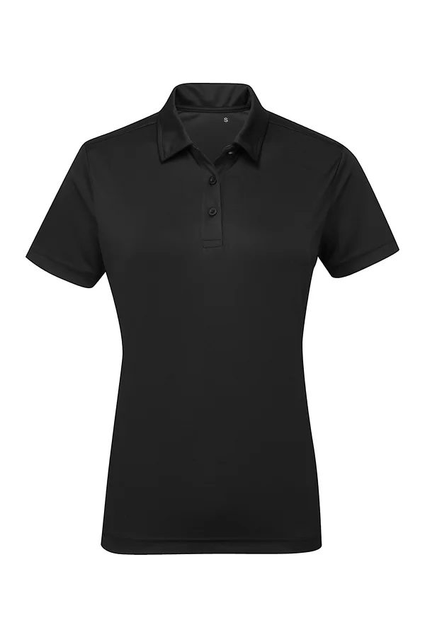 Women´s Panelled Polo Black
