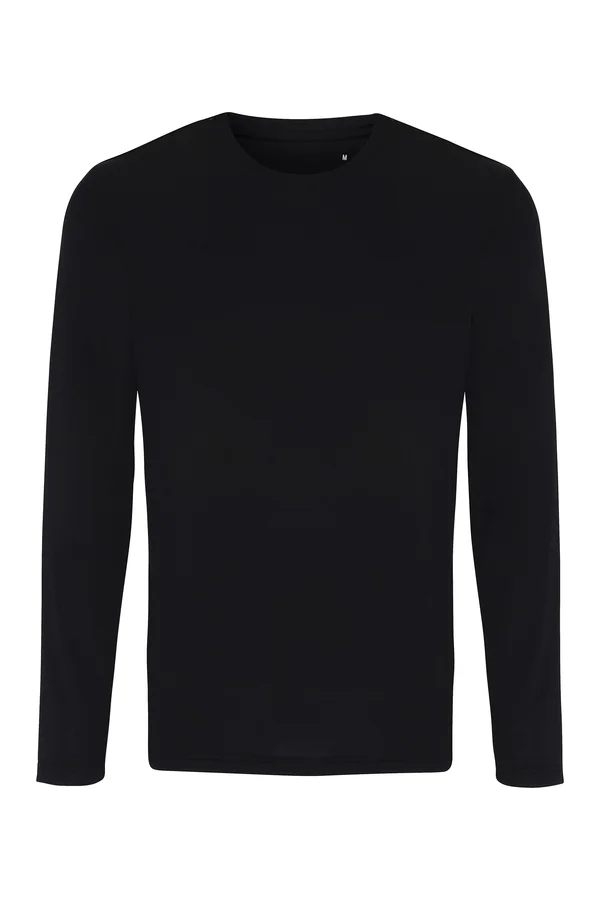 Men´s Long Sleeve Performance T-Shirt Black