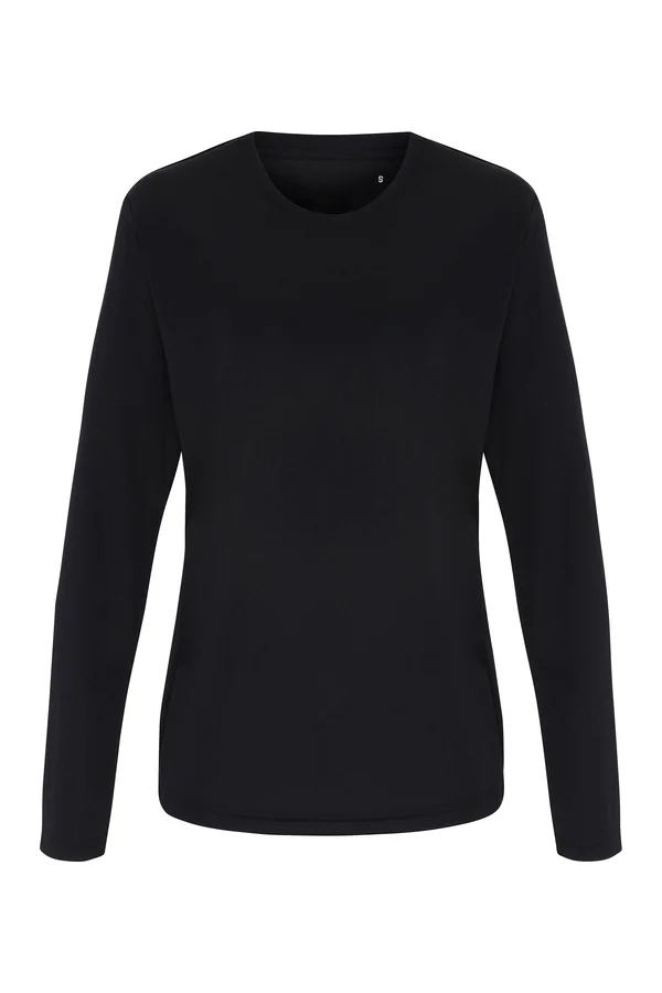 Women´s Long Sleeve Performance T-Shirt Black