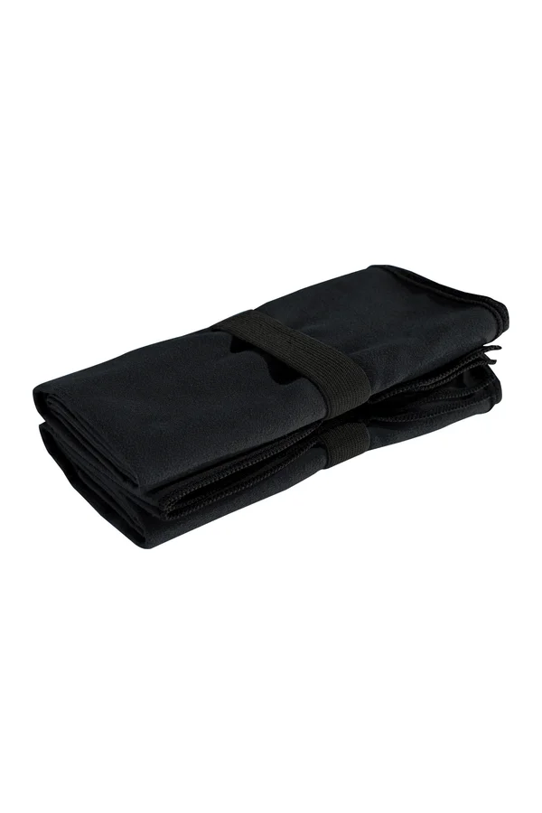 Microfibre Quick Dry Fitness Towel Black