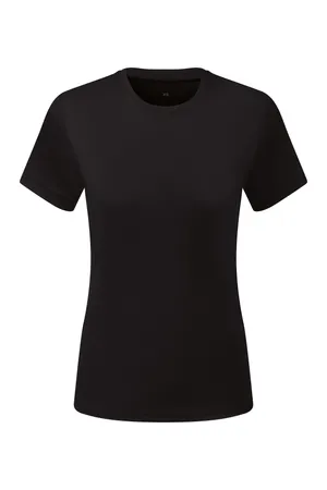 Women’s TriDri® Ion-Charge recycled textured tee Black