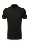 TriDri® Ion-Charge panelled polo Black