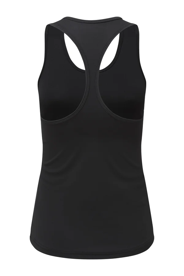 Women´s Recycled Performance Slim Racer Back Vest Black