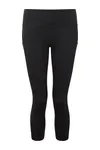 Women´s Recycled Performance Leggings ¾ Length Black