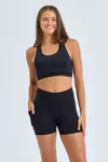 Women´s Recycled Micro Shorts Black