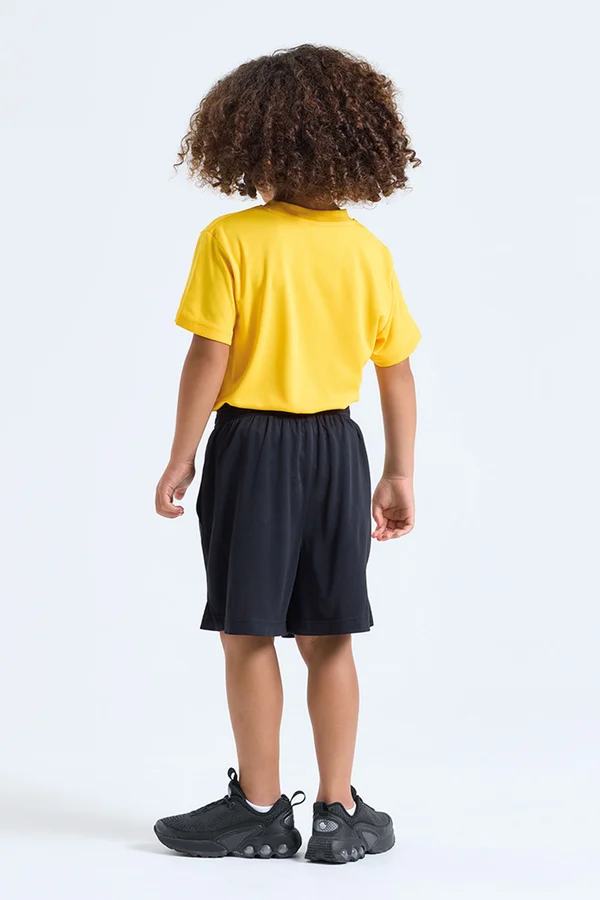 Kids TriDri® Ion-Charge performance shorts Black