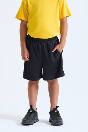 Kids TriDri® Ion-Charge performance shorts Black