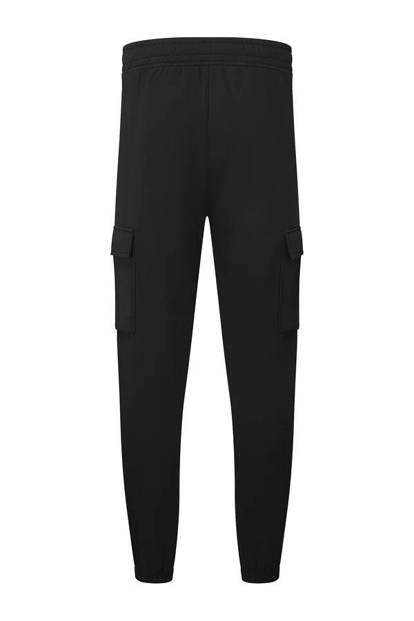 Unisex Cargo Recycled Joggers Black