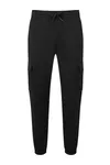 Unisex Cargo Recycled Joggers Black