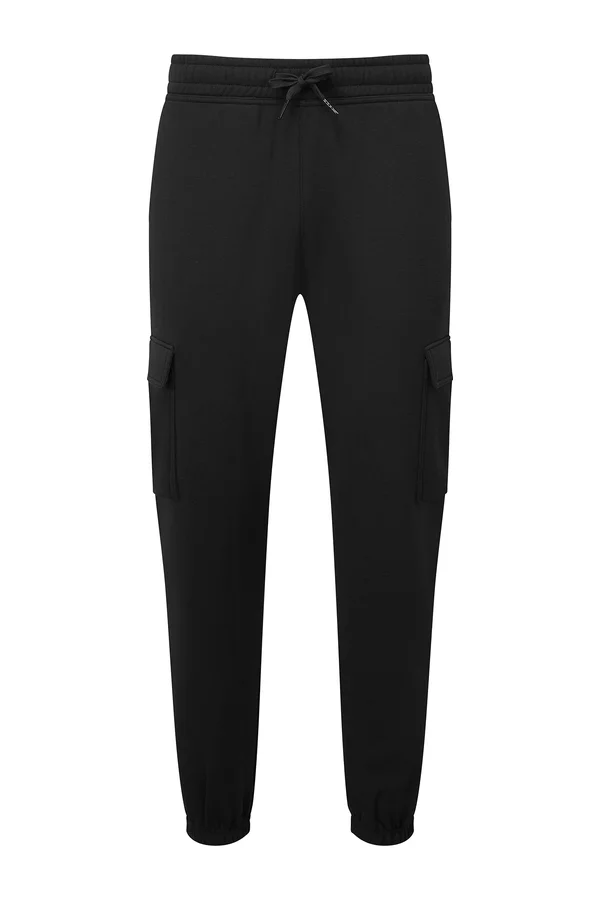 Unisex Cargo Recycled Joggers Black