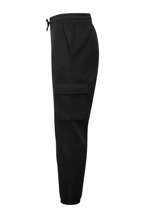 Unisex Cargo Recycled Joggers Black