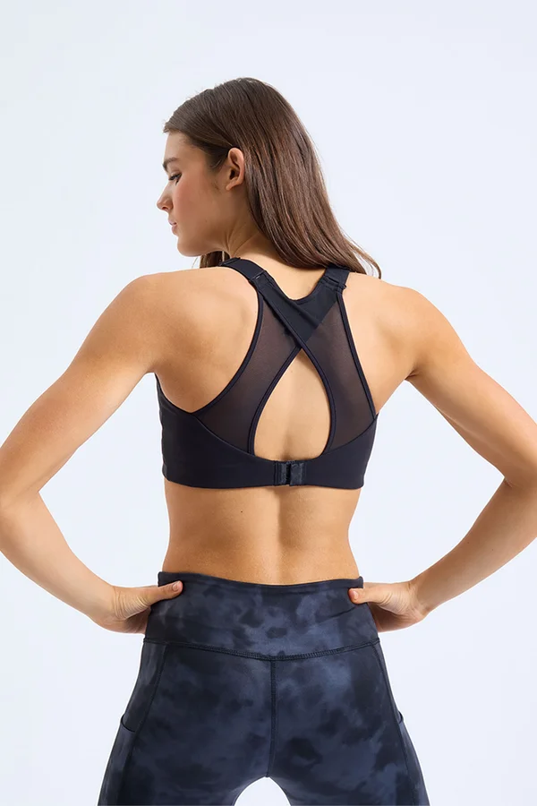 TriDri® Recycled High Impact Sports Bra Black