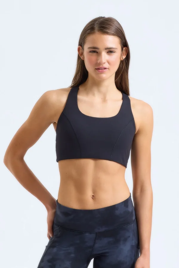 TriDri® Recycled High Impact Sports Bra Black