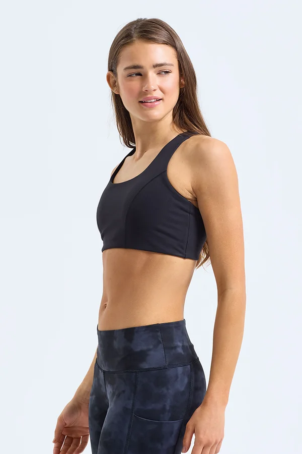 TriDri® Recycled High Impact Sports Bra Black