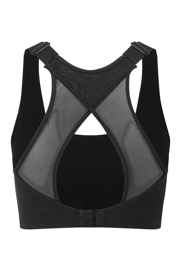 TriDri® Recycled High Impact Sports Bra Black