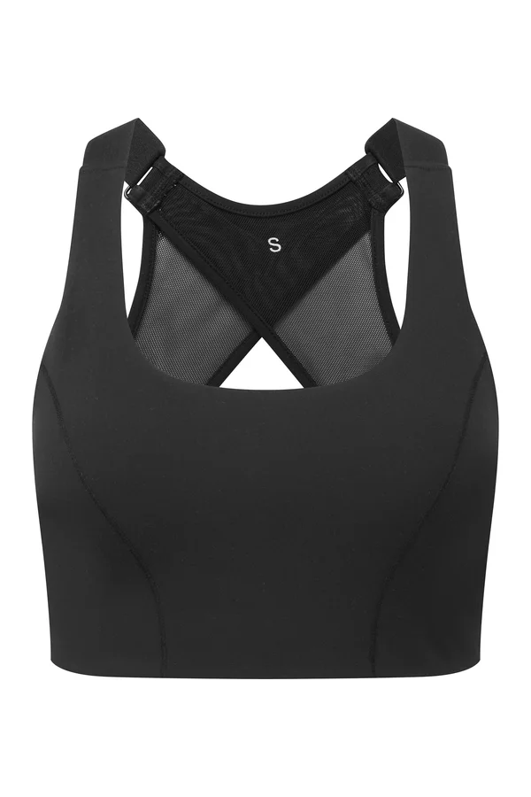 TriDri® Recycled High Impact Sports Bra Black