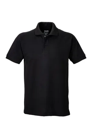 Unisex Short-Sleeved Polo Shirt Black