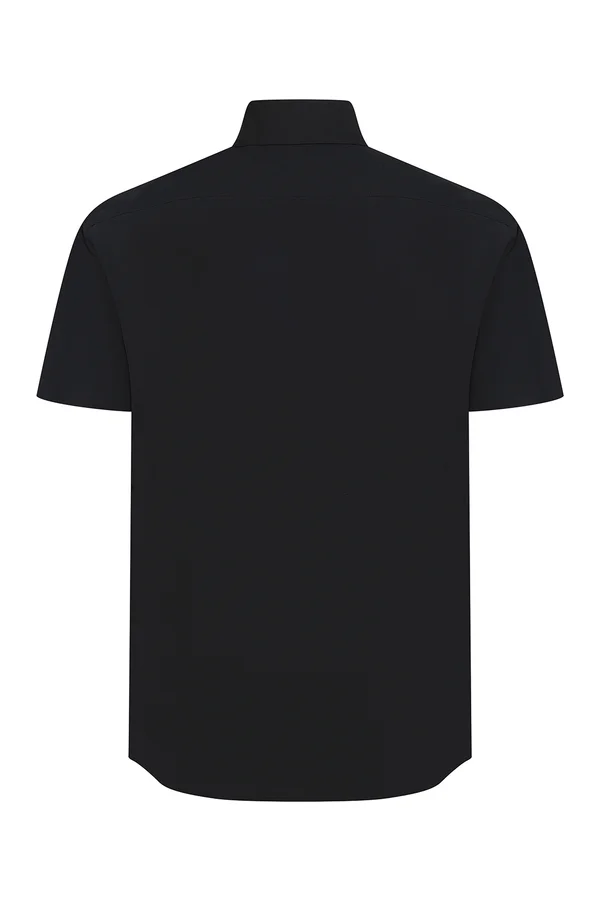 Men´s Short Sleeved ´Cotton Feel´ Coolplus® Shirt Black