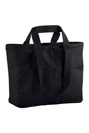 Double Handle Cargo Pocket Bag Black