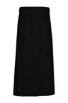 Bistro Apron XXL with Pocket Black