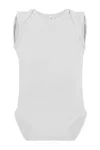 Organic Baby Bodysuit Sleeveless Rebel 03 White
