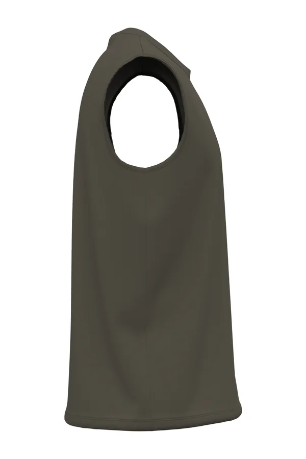 Ärmelloses Bio150 T-Shirt für Herren Dark Khaki
