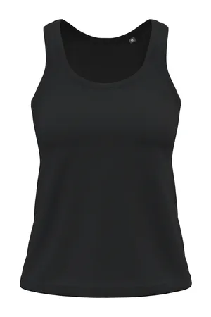 Damen Bio150 Achselhemd Black