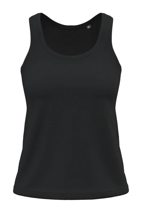 Damen Bio150 Achselhemd Black
