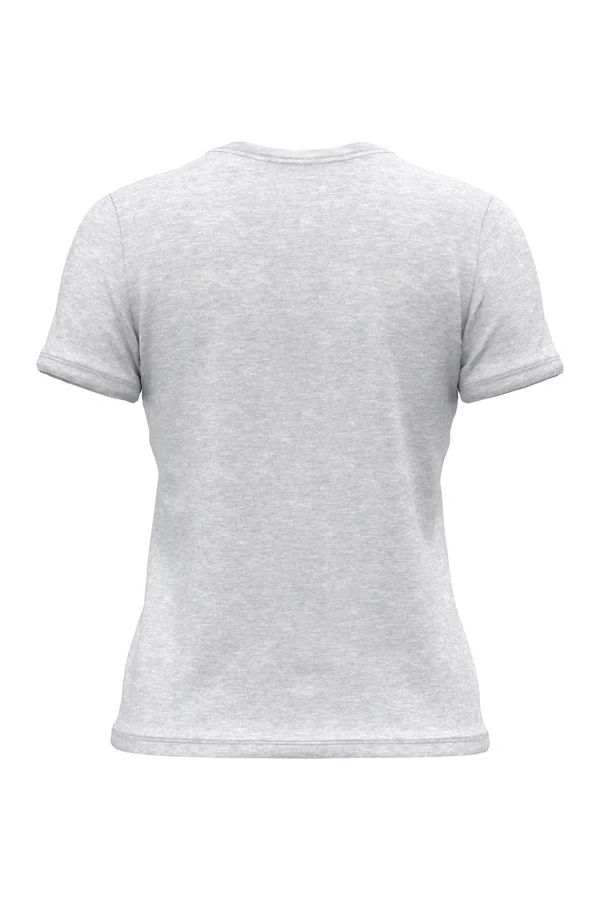 Damen-T-Shirt BIO150 mit V-Ausschnitt Ash Heather