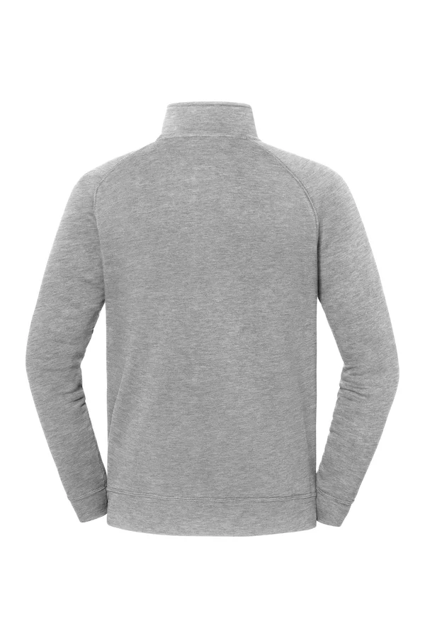 Iconic Premium Herren-Sweatshirt mit Reißverschluss-Stehkragen Athletic Heather
