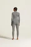 Wool Merino HZ set W Dk Grey/Melange