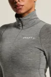 Wool Merino HZ set W Dk Grey/Melange