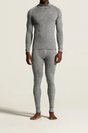 Wool Merino HZ set M Dk Grey/Melange