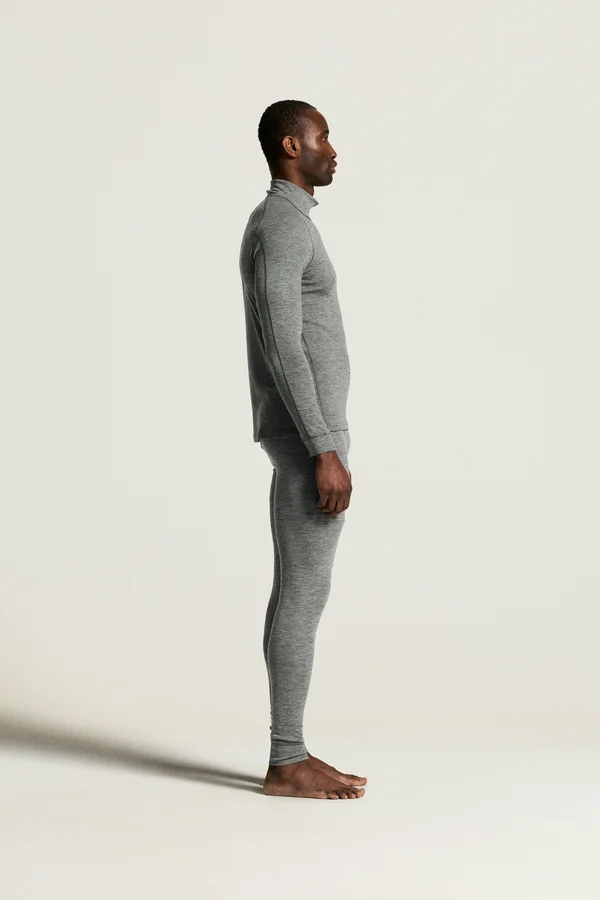 Wool Merino HZ set M Dk Grey/Melange