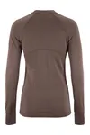 Wool Comfort RN LS W Plum Taupe