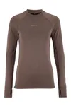 Wool Comfort RN LS W Plum Taupe