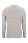 Wool 95 LS CN M Grey/Melange