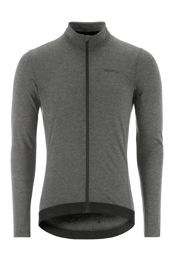 SubZ Wool LS Jersey M Black/Melange