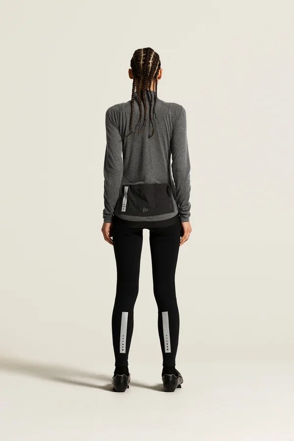 SubZ Wool LS Jersey W Black/Melange