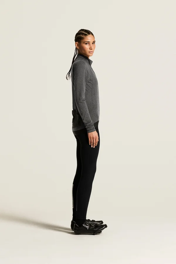 SubZ Wool LS Jersey W Black/Melange