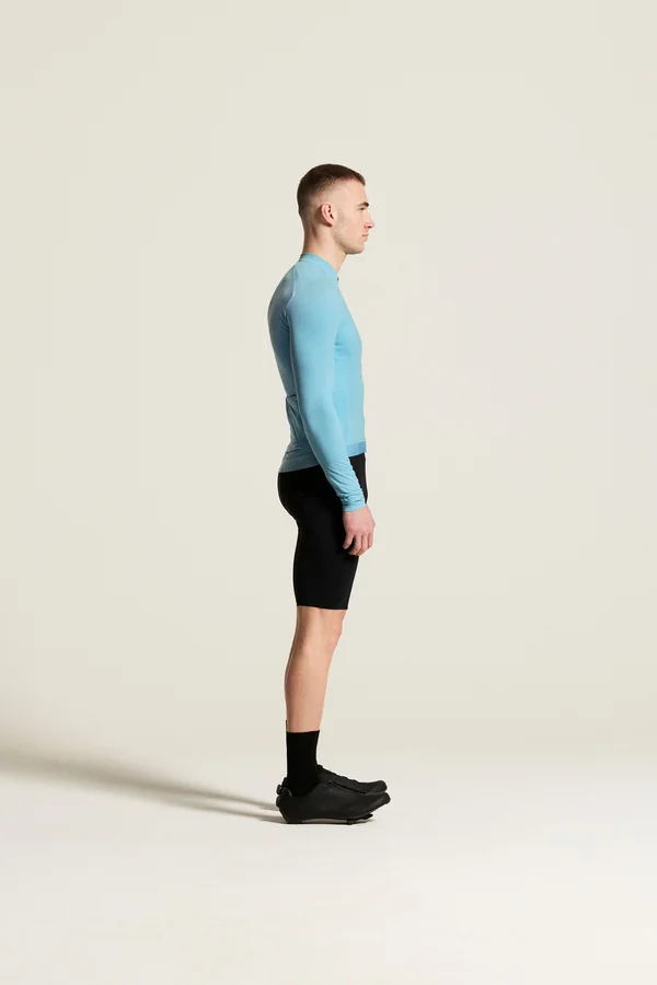 Endur Training LS Jersey M air blue