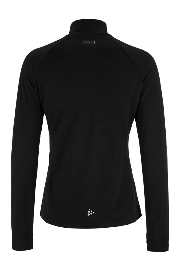 Wool Wind HZ LS W Black